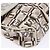 Pochette Accessorio Salvatore Ferragamo PVC Beige Argento Auth BA5509 - vista 14
