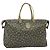 Saint Laurent Tote Bag aus Leder in Grau Auth 135196 Braun