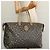 Saint Laurent Tote Bag aus Leder in Grau Auth 135196 Braun - Ansicht 19