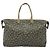 Saint Laurent Tote Bag aus Leder in Grau Auth 135196 Braun - Ansicht 2