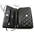Wallet On Chain CHANEL Cartera de cadena de piel de ternera granulada negra WOC Negro - vista 11