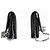Wallet On Chain CHANEL Cartera de cadena de piel de ternera granulada negra WOC Negro - vista 5