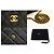 Wallet On Chain CHANEL Cartera con cadena de piel de ternera granulada negra Negro - vista 7