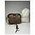 Ophidia Vintage Gucci Monogram Ledertasche Braun Grau