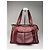 Céline Vintage Celine Polyester-Leder Tasche lila - Ansicht 13