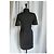PATRIZIA PEPE Vestido Ajustado de Algodón Negro con Botones a Presión T40 IT - vista 2