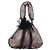 Borsa a secchiello con coulisse Chanel in tela patchwork a zigzag piccola Rosa