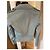 Michael Kors blaue Leder-Bikerjacke Hellblau - Ansicht 5