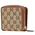 Gucci GG Canvas Reißverschluss-Bifold-Brieftasche Braun Beige - Ansicht 2