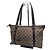 Vintage Gucci Monogram Handtasche Beige Braun