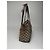 Vintage Gucci Monogram Handtasche Beige Braun - Ansicht 7