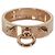 Anello Collier de Chien Piccolo Modello in Oro Rosa Hermès