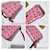 MCM Visetos Zip Around Wallet Pink  - view 6