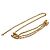 Timeless Vintage Chanel Matelassé 3-Strang Kette Gürtel Golden