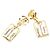 Orecchini Swing Chanel Coco Marchio 31 Rue Cambon Parigi D'oro - vista 3