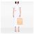 Chanel Cambon Ligne Flat Tote aus gestepptem Lammleder Beige - Ansicht 11