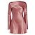 Cult Gaia Milla Mini Satinkleid Rosa Pink