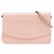 Portafoglio a catena Chanel Coco Mark in pelle caviar rosa