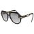 Autre Marque Cazal Arc en Ciel 657 /3 Lunettes de soleil Aviateur Noir et Or