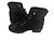 Botas de tweed azul marino Chanel