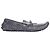 Mocassins gris monogramme Louis Vuitton - vue 2