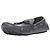 Mocassins gris monogramme Louis Vuitton - vue 4