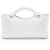 Gabrielle Chanel Vintage Kalbsleder Flach Tote Weiß