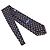 Bulgari Cravatta in seta sette pieghe BVLGARI Rosso Blu Multicolore Blu navy - vista 3