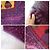 Salvatore Ferragamo Lenço Ferragamo em lã e seda com padrão oriental Multicor Roxo escuro - vista 10