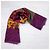 Salvatore Ferragamo Lenço Ferragamo em lã e seda com padrão oriental Multicor Roxo escuro - vista 5