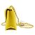Executive Chanel Borsa a soffietto in pelle di vitello chevron piccola Giallo - vista 3