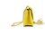 Executive Chanel Borsa a soffietto in pelle di vitello chevron piccola Giallo - vista 4