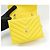 Executive Chanel Borsa a soffietto in pelle di vitello chevron piccola Giallo - vista 7