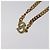 Christian Dior CD Pendant Metal and Crystals Golden - view 3