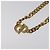 Christian Dior CD Pendant Metal and Crystals Golden - view 4