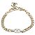 Timeless Bracciale a catena con strass Coco Mark di Chanel Argento