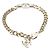 Timeless Bracciale a catena con strass Coco Mark di Chanel Argento - vista 3