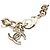 Timeless Bracciale a catena con strass Coco Mark di Chanel Argento - vista 5