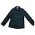 Abrigo Ralph Lauren de algodón vaquero negro con cuello de terciopelo