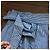 Pantalón ancho Kenzo Jeans de algodón a rayas azul y blanco - vista 10
