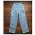 Pantalón ancho Kenzo Jeans de algodón a rayas azul y blanco - vista 2