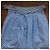 Pantalón ancho Kenzo Jeans de algodón a rayas azul y blanco - vista 3