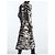 Vestido midi Cos negro y ecru de viscosa Blanco roto - vista 8