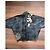 Giacca Kimono Kenzo in lana grigio scuro e oro Grigio antracite Gold hardware - vista 5