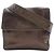 Chanel Vintage Schultertasche aus Leder Braun