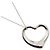 Collar Péndulo Corazón Abierto Elsa Peretti en Plata Esterlina de 22mm de Tiffany & Co.