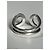 Hermès LIMA Ring aus Silber Größe 56 Grau - Ansicht 6
