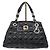 CHRISTIAN DIOR Borsa Tote Charming Lock in Satin Cannage Trapuntato Nero