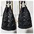 CHRISTIAN DIOR Borsa Tote Charming Lock in Satin Cannage Trapuntato Nero - vista 9