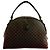 Céline Borsa Boston Celine Macadam Triomphe in pelle Marrone Nero